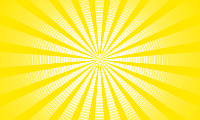 starburst yellow abstract background element of design illustration. sunburst - sunray vector