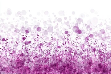 Floral Field Gradient: A field of flowers transitioning from deep purple at the forefront to soft pinks and whites in the background.