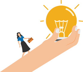 Inspiration idea to inspire or motivate people to success