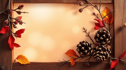 autumn leaves with for congratulations