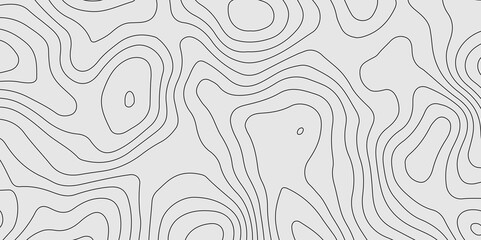Abstract geometric map design featuring contours, topographic relief, and terrain lines for geographic and cartographic exploration background design.