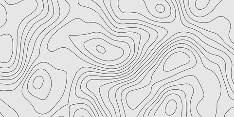 Abstract geometric map design featuring contours, topographic relief, and terrain lines for geographic and cartographic exploration background design.