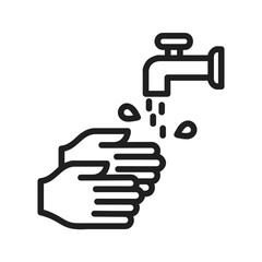 Handwash icon vector image. Suitable for mobile apps, web apps and print media.