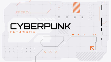 abstract background with  futuristic and cyberpunk style design