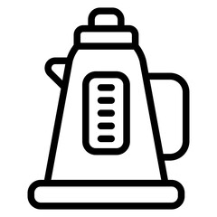 Kettle line icon
