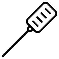 Thermometer line icon