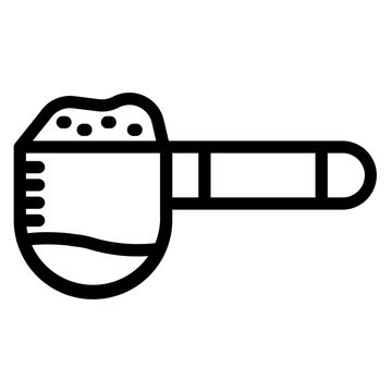 Measuring Spoon line icon