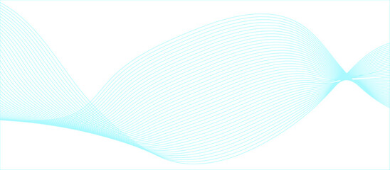 Abstract wave line for banner  wallpaper background with wave design. Futuristic technology and  wave pattern.

