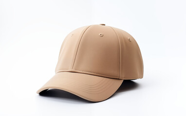 Obraz premium 80s cap with white background for mockup logo advertisement