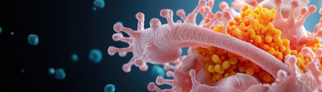 3D Model Illustrating Neural Precursor Cells and Their Crucial Role in Neural Development and Regeneration