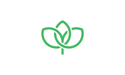 green leaf logo