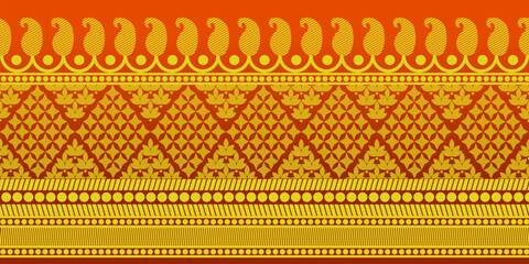 beautiful graphic saree design and this sari design is in Indian style which is for textile fashion industry and it can be used as wallpaper backdrop and website bg this style is originated in india 
