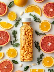 Boost Immunity Naturally: Citrus Vitamin C Supplements & Healthy Fruits