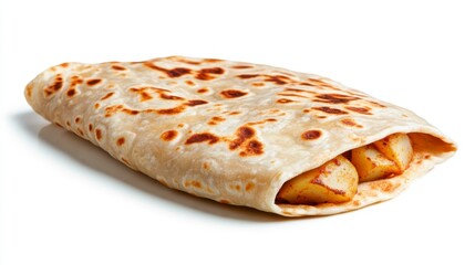Warm Potato Filled Flatbread A Simple and Delicious Meal