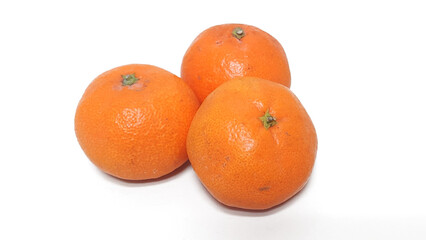 맛있게 잘 익은 귤 Delicious ripe tangerines