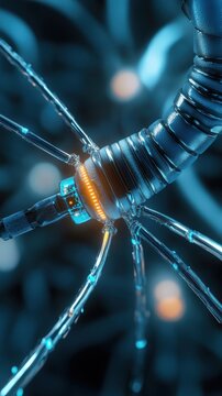 Neural Precursor Cells Integrated into Futuristic Technology: Bridging Biology and Innovation for Future Advancements.