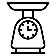 Weight Scale line icon