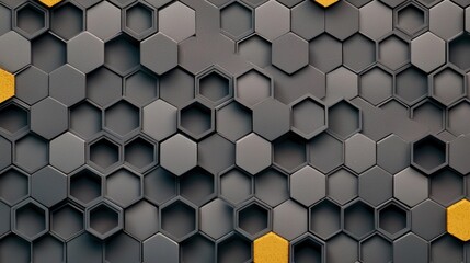 Abstract Geometric Hexagon Pattern Background