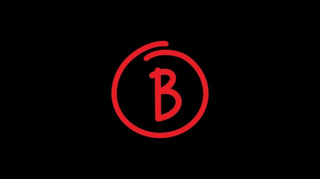 Hand drawn B plus Grade Animation