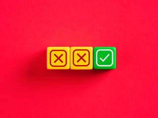 Third time's the charm: choosing the right option after two fails