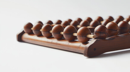 Abacus icon on white background.