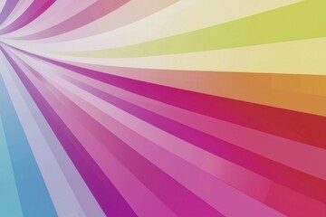 Rainbow Gradient: A full rainbow arch with colors transitioning seamlessly from red to violet against a clear sky