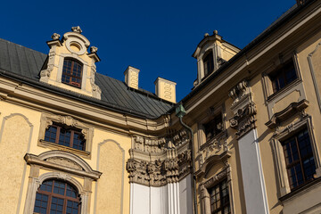 Obraz premium Old streets of the city of Wroclaw in the central part of Poland