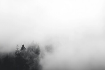 fog in the forest