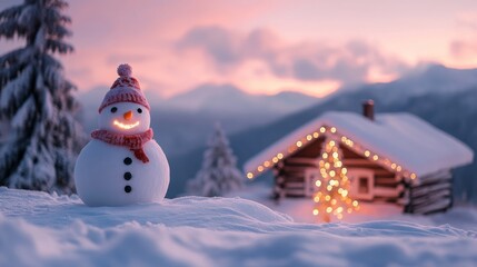 Obraz premium Winter Wonderland Scene