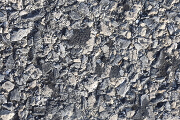 close up texture of asphalt road