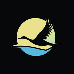 Nice Vibrant bird vector illustration