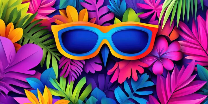 illustration spring break holiday -