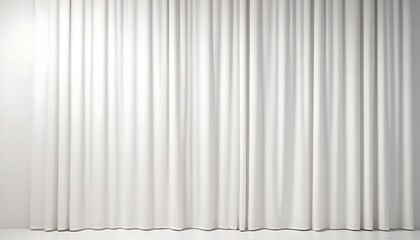 Obraz premium Flowing satin curtains in rich burgundy and white indoor setting,backgrounds, curtain, elegance, no people, photography, rippled, textile, textured, color image, studio shot, close-up,864