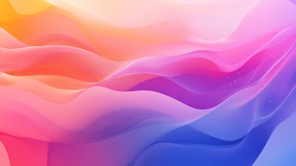 Abstract Colorful Waves: A Pastel Dream