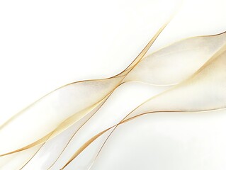 Clean Gold Frame with a Thin Border on a White Background, Minimalist Rectangular Picture Frame for Artwork, Photography, or Design Display