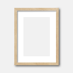 Obraz premium Vertical wooden frame mockup, Frame mockups