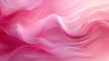 Fototapeta premium Abstract Flowing Pink Waves