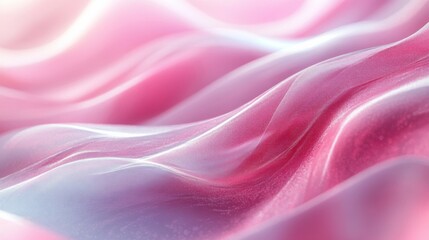Obraz premium Soft Pink Satin Waves