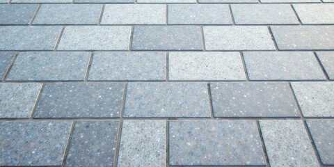 A Textured Perspective of Interlocking Paving Stones in a Subtle Two-Tone Design