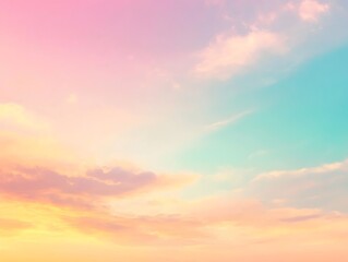 Naklejka premium Abstract Pastel Gradient Featuring Soft Colors and a Dreamy Texture in Pink, Blue, and Lavender Hues, Ideal for Backgrounds or Creative Projects