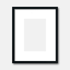 Frame mockups with mat, Poster frame, White mat frame mockups