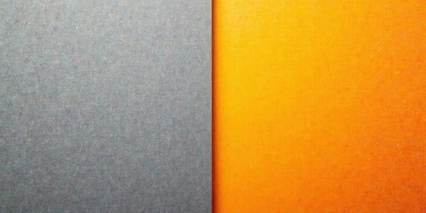 Fototapeta premium Abstract Textured Background Featuring a Divided Surface of Gray and Orange Hues