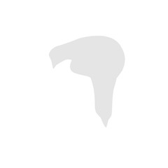 Snow caps set vector