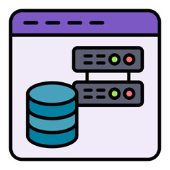 Web storage Icon