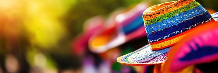 colorful sombreros at cinco de mayo 2025 holiday celebration