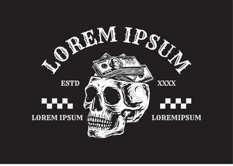 Skull and Wealth Fusion. The Skull and Currency Connection.