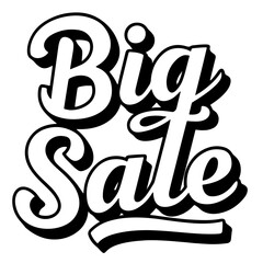 Big sale tag vector