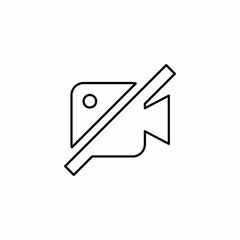 mute music off icon vector sign