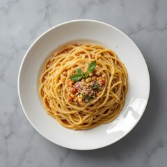 spaghetti with pesto