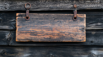 3d wood sign board. Saloon plank frame vector. Vintage wooden nail signboard isolated with realistic texture. Blank rustic nameplate or menu pane set. Empty timber placard illustration design